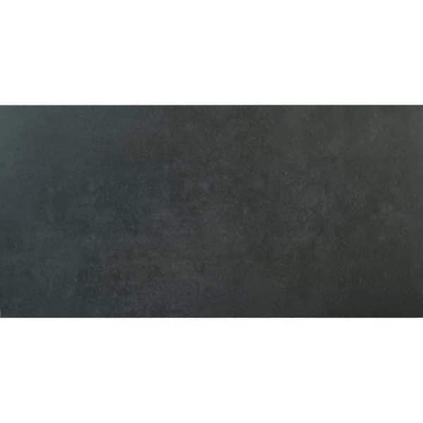 Bodenfliese Feinsteinzeug Anthrazit 60 cm x 120 cm