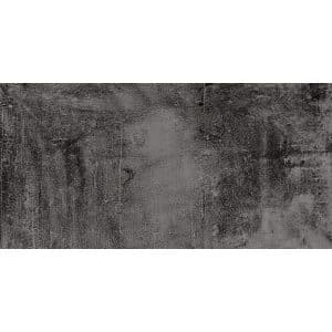 Bodenfliese Feinsteinzeug Anthrazit Glasiert Matt 60 cm x 30 cm