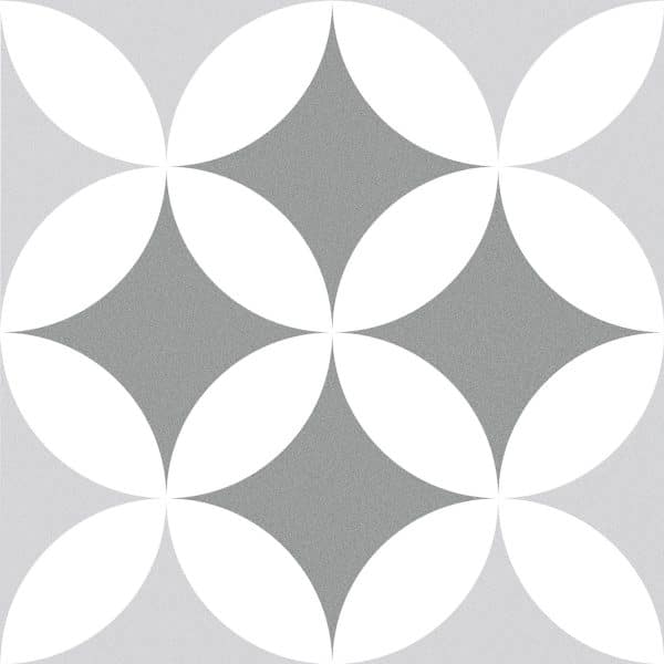 Bodenfliese Feinsteinzeug Barcelona Grau 25 cm x 25 cm
