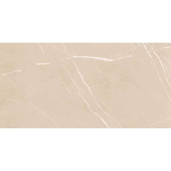 Bodenfliese Feinsteinzeug Beige 60 cm x 120 cm