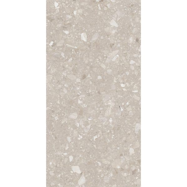 Bodenfliese Feinsteinzeug Beige Glasiert Matt 60 cm x 120 cm