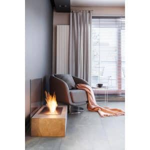 Bodenfliese Feinsteinzeug Grau Glasiert Poliert 60 cm x 120 cm