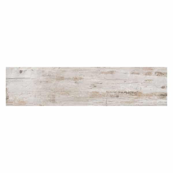 Bodenfliese Feinsteinzeug Oak shabby Grau 90 cm x 22