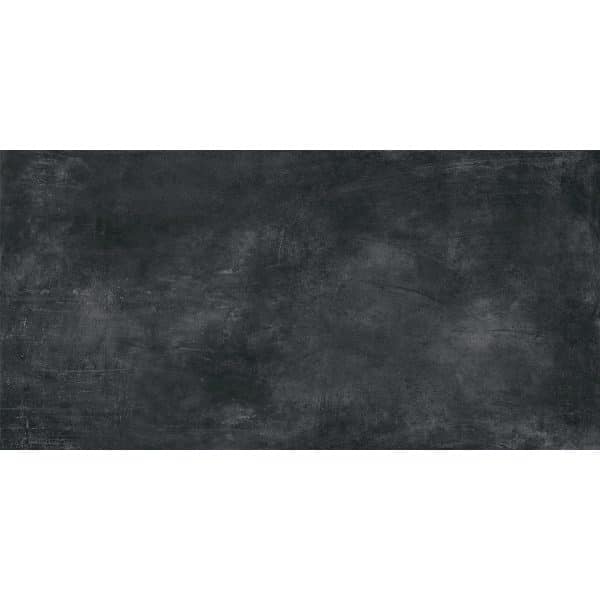 Bodenfliese Feinsteinzeug Pronto classic Schwarz 60 cm x 120 cm