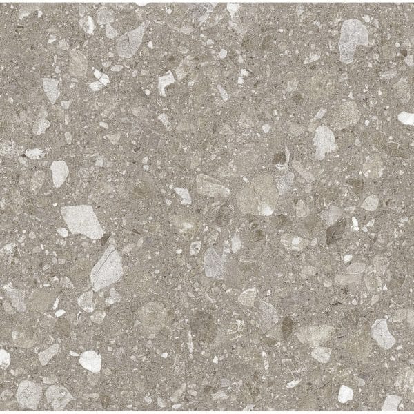 Bodenfliese Feinsteinzeug Taupe 60 cm x 60 cm