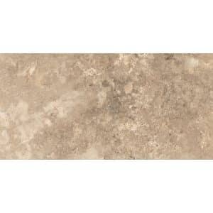 Bodenfliese Feinsteinzeug Travertino Creme Matt 60 cm x 30 cm