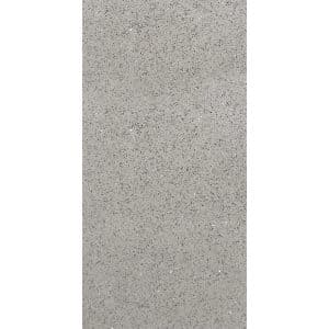 Bodenfliese Quarzkomposit Grau Glänzend Rektifizierung 60 cm x 30 cm