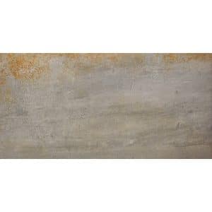 Bodenfliese Steinzeug Metallica Silber Teilpoliert Rektifizierung 60 cm x 30 cm