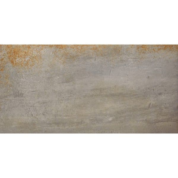 Bodenfliese Steinzeug Metallica Silber Teilpoliert Rektifizierung 60 cm x 30 cm