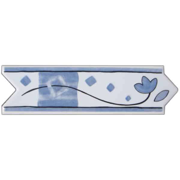 Bordüre Rocio Azul 6 cm x 20 cm