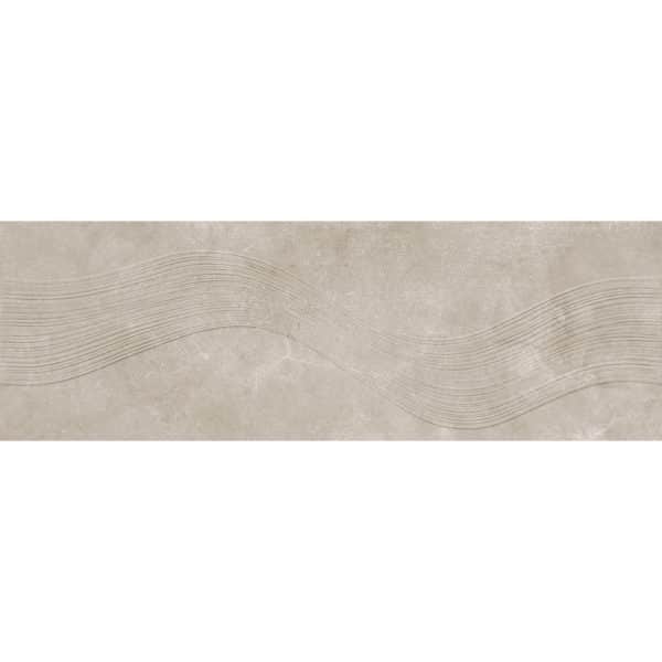 Cersanit Wandfliese Concrete Sea-Grau matt strukturiert 40 cm x 120 cm