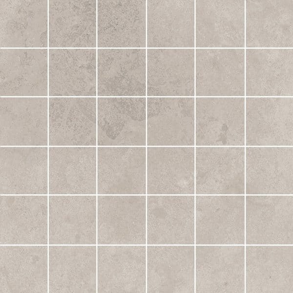Feinsteinzeug Mosaik Massa Grigio Glasiert Matt Rektifiziert 30 x 30 cm