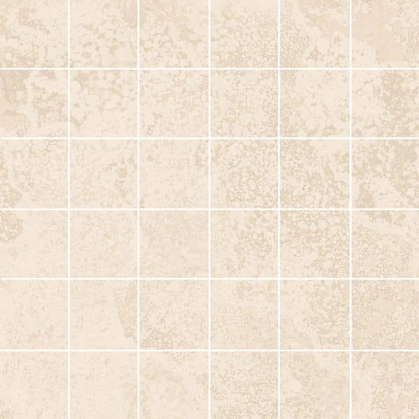Feinsteinzeug Mosaik Massa Ivory Glasiert Lappato Rektifiziert 30 x 30 cm