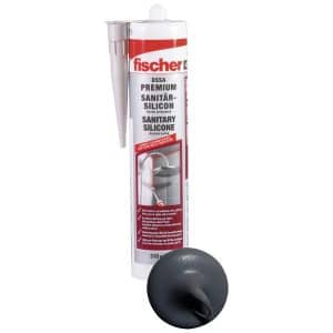 Fischer Sanitärsilicon DSSA Anthrazit 310 ml