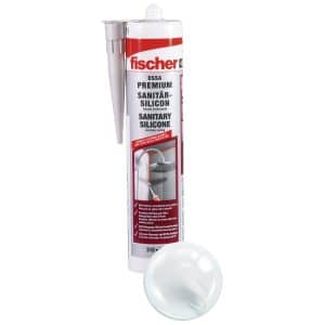 Fischer Sanitärsilicon DSSA Transparent 310 ml