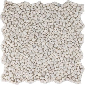 Flusskiesel White Matt 30