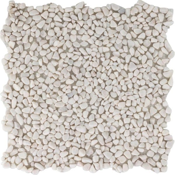 Flusskiesel White Matt 30