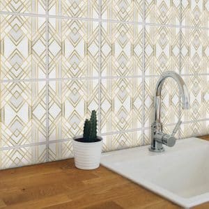 K&L Wall Art Fliesenaufkleber »Art-Deco«