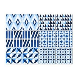 K&L Wall Art Fliesenaufkleber »Geometrische Muster«