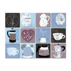 K&L Wall Art Fliesenaufkleber »I Love Coffee«