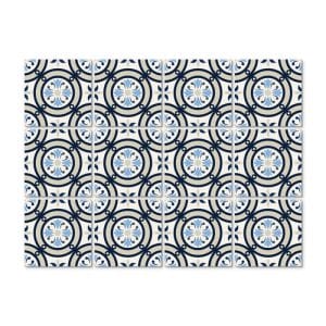 K&L Wall Art Fliesenaufkleber »Orientalische Blumen«
