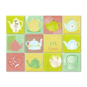 K&L Wall Art Fliesenaufkleber »Tea-Time«