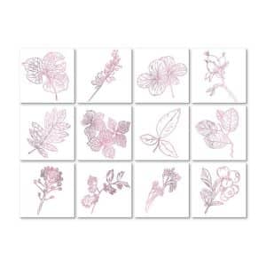 K&L Wall Art Fliesenaufkleber »Vintage floral«