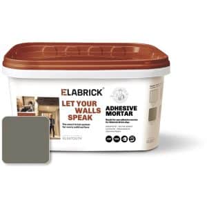 Klebemörtel 5 kg für Elabrick Verblender Zementgrau