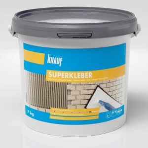 Knauf Fliesenkleber Superkleber Grau 7 kg