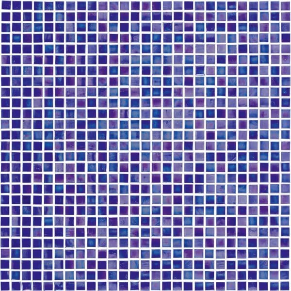 Mosaik Glas Mini Violett Blue 29