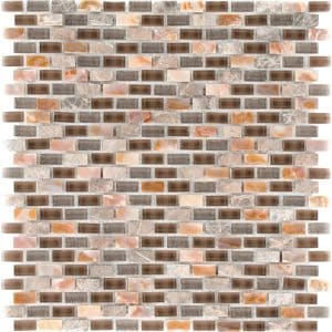Mosaik Glas Stein 5th Avenue Dark 28