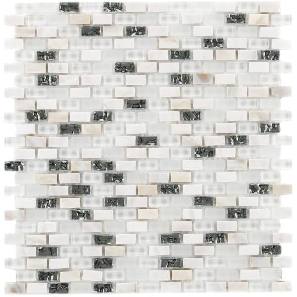 Mosaik Glas & Stein 5th Avenue White Mix Seashell 28