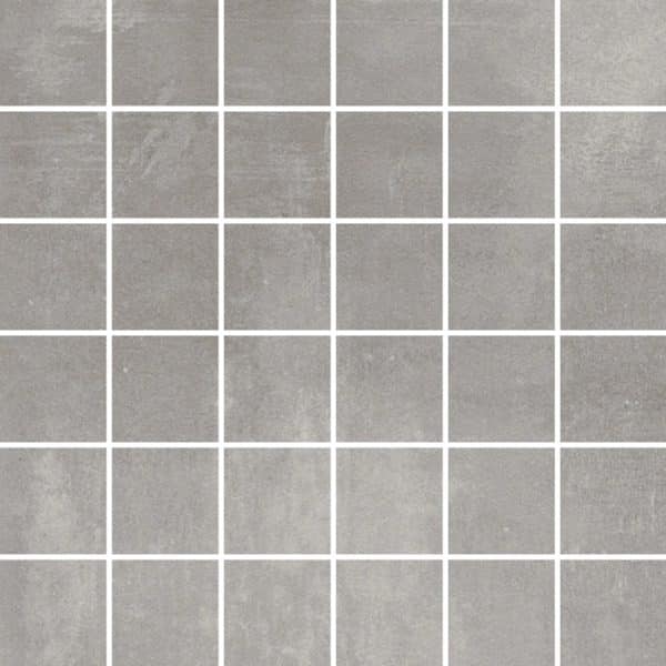 Mosaikfliese Denver Feinsteinzeug Grau 30 cm x 30 cm