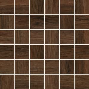 Mosaikfliese Oak Brown 30 cm x 30 cm