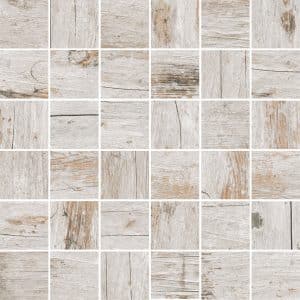 Mosaikfliese Oak Shabby Grey 30 cm x 30 cm