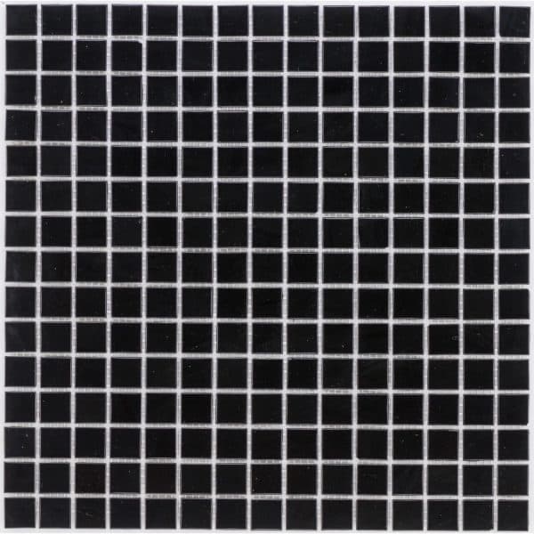 Mosaikmatte Art Glas Schwarz 32