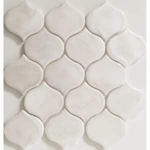 Mosaikmatte Cadiz Arabesque Keramik Weiß 26