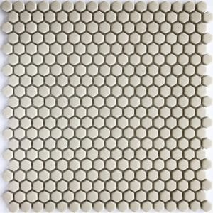 Mosaikmatte Cube 1 Glas Beige 29 cm x 29