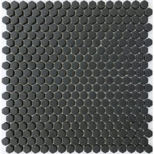 Mosaikmatte Cube 1 Glas Schwarz 29 cm x 29