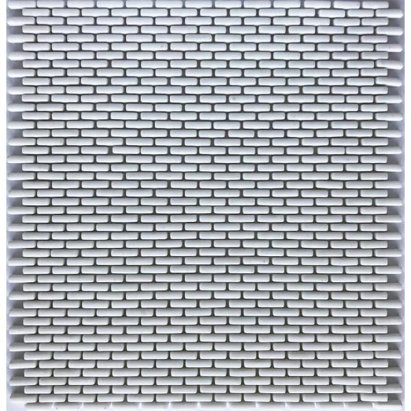Mosaikmatte Cube 2 Glas Weiß 27