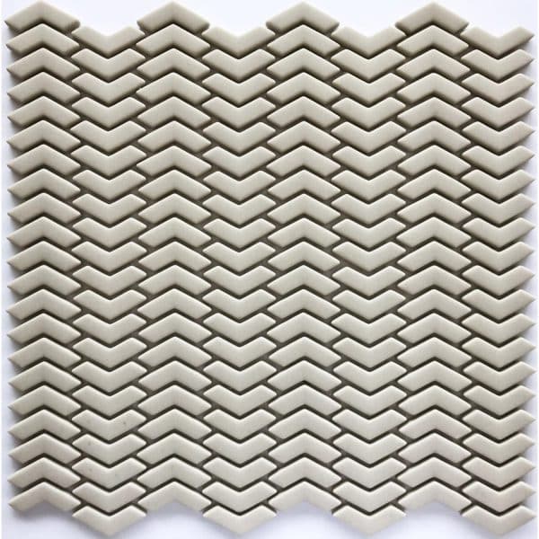 Mosaikmatte Cube 3 Glas Beige 29 cm x 29