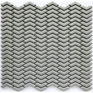 Mosaikmatte Cube 3 Glas Grau 29 cm x 29