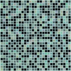 Mosaikmatte Glas Mini Black Grey White mix 29