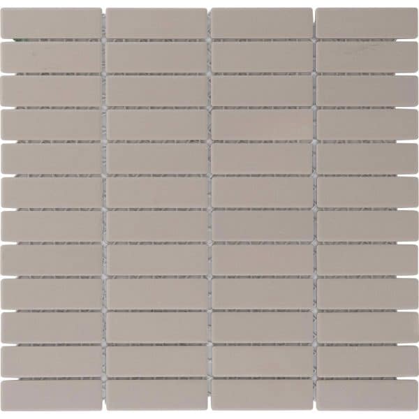 Mosaikmatte Keramik Antislip Light Grey