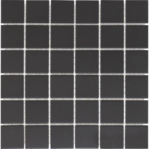 Mosaikmatte Keramik Antislip Schwarz 30