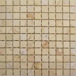 Mosaikmatte Naturstein Yellow Sun 30 cm x 30 cm