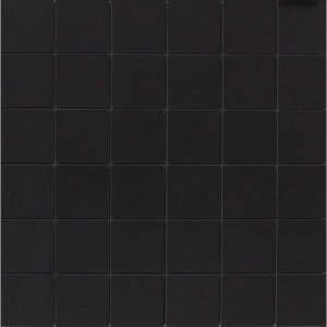 Mosaikmatte Schwarz 30 cm x 30 cm