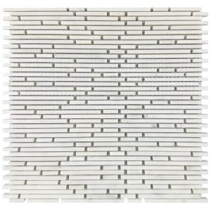 Mosaikmatte Superslim Bianco Beige 30