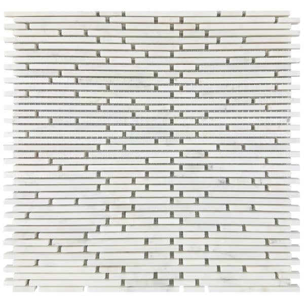 Mosaikmatte Superslim Bianco Beige 30