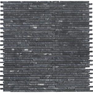 Mosaikmatte Superslim Negro Glacia 30